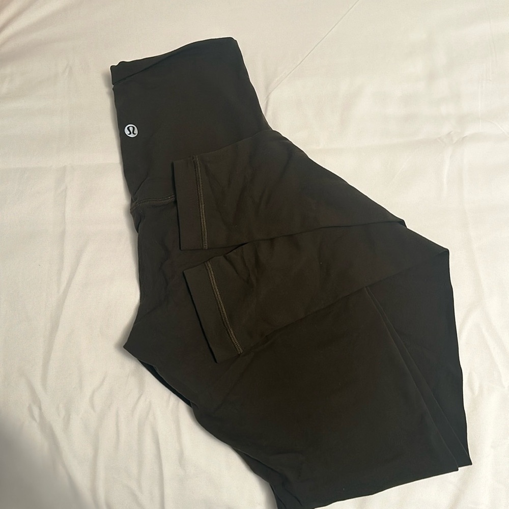 Deep Dark Green Lululemon Align Leggings